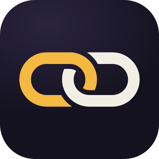 The Daylink icon: two interlocked chain links, gold and cream